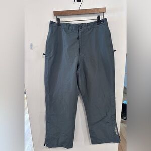 J. Lindeberg On Course GORE-TEX Waterproof Golf Rain Pants Men's Size Large Gray